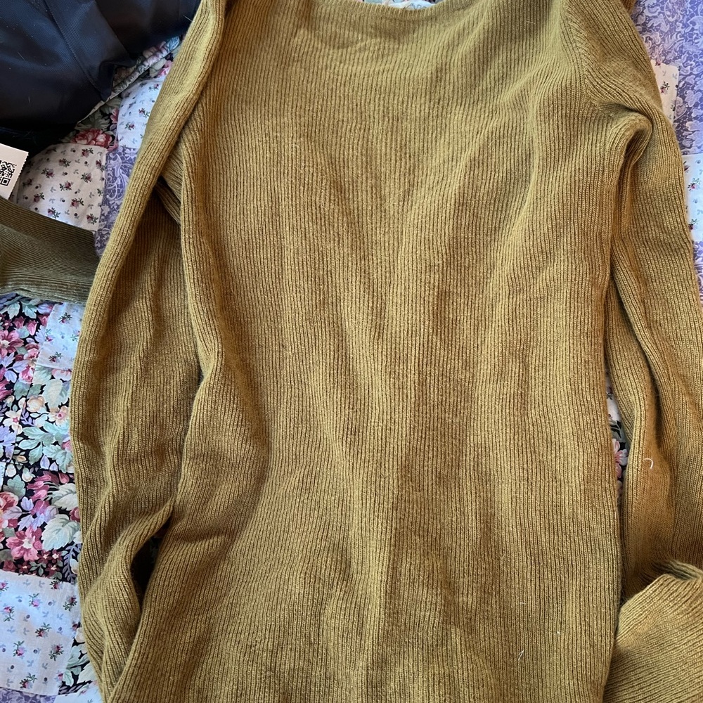 Vintage Sonia Rykiel Women's Brown Crew Neck Sweater - Picture 5 of 6